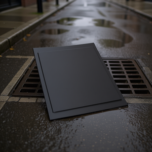 ฝาปิดท่อระบายน้ำยางไนไตรล์ ขนาด 120x120x10 มม. สำหรับป้องกันการอุดตัน - Product Image 3