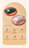 Bouillotte Électrique Rechargeable Anti-Explosion à Arrêt Automatique avec Housse en Flanelle, Chauffe-Mains et Ventre, Certifiée CE, OEM ODM