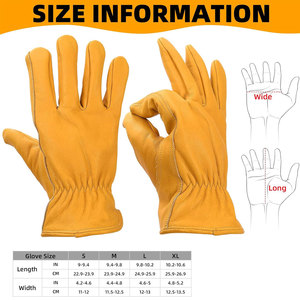 Gants d'assemblage de haute qualité avec matériau en cuir taille personnalisée coupe régulière gants d'assemblage en cuir de protection des mains - Product Image 6