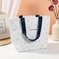Sac en bâche RPET gris rose de haute qualité, personnalisé, durable, lavable, imperméable, écologique, recyclable, cousu, pour le shopping