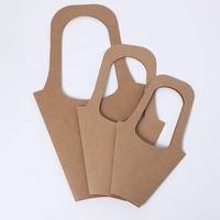 Sacs à fleurs de fleuriste en papier kraft brun sacs-cadeaux de bouquet de manches avec poignée pour la fête de mariage