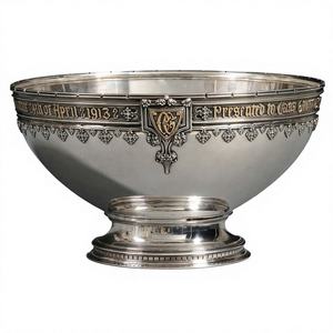 Hermosa Tazón de Aluminio Antiguo para Servir y Exhibir Frutos Secos y Dátiles, Apto para Lavavajillas, Ideal para Bodas Indias - Product Image 1