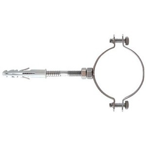 VRM INOX 110-120 4 \ "collare tubo in acciaio INOX con tassello in Nylon 3219 morsetti per tubo VORPA - Product Image 1