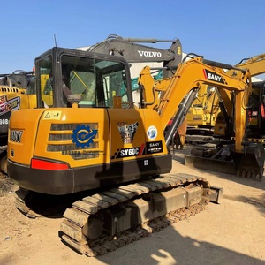 Mini-excavatrice SANY SY60C d'occasion 6 <span class=keywords><strong>tonnes</strong></span>, très demandée, avec peu d'heures de fonctionnement et des performances élevées, machine économique - Product Image 1