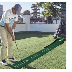 Tapis d'entraînement de <span class=keywords><strong>mini</strong></span>-<span class=keywords><strong>golf</strong></span> SeeMore avec guides d'alignement pour putter à 3, 5 et 7 pieds, entraînement à domicile/au bureau, tapis d'entraînement de <span class=keywords><strong>golf</strong></span> portable - Product Image 1