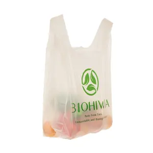 Tự động PE phân hủy sinh học T-Shirt mang theo túi làm máy polythene ống đồng in ấn sản phẩm gia dụng mua sắm túi trái cây