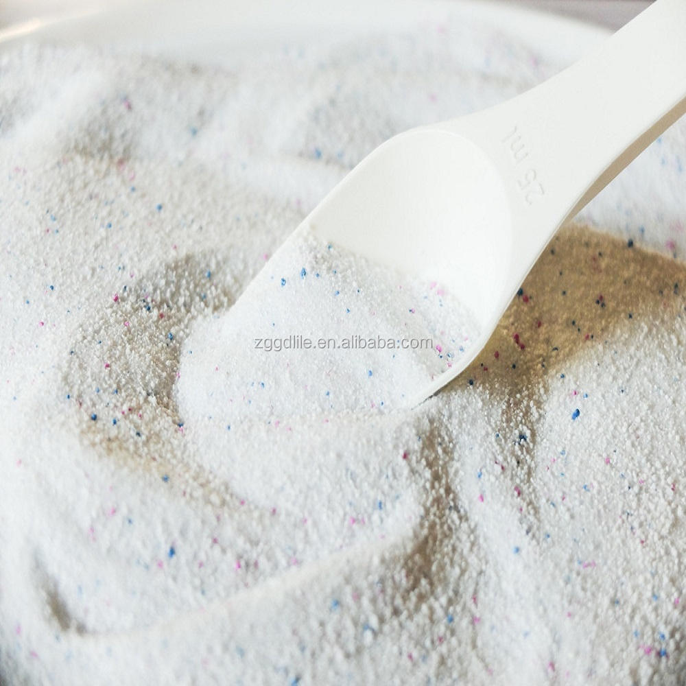 White powder with color speckles