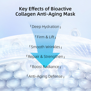 OEM New hoạt tính sinh học collagen đôi buồng chống lão hóa khuôn mặt tấm nask qua đêm làm săn chắc mặt nạ trên khuôn mặt tinh thể cho thủy tinh phát sáng da - Product Image 2