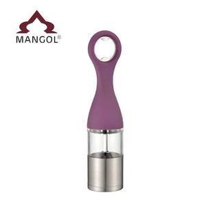 Utensilios de cocina creativos, molinillo de pimienta manual de 4,5x19,5 cm, tapa metálica hermética para uso doméstico, condimentos sólidos, forma cilíndrica - Product Image 2