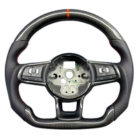 Accessoires de voiture en gros, volant en fibre de carbone pour Volkswagen Golf 6 7 5 8 MK5 GTI Polo Tiguan Touareg Passat CC Scirocco