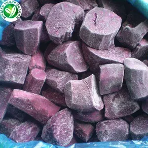 IQF Chinese Organic Slice Frozen Purple Sweet Potato Of Importer Price Ton