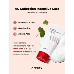 [Pour le Nigéria uniquement] [COSRX] Nettoyant moussant apaisant AC Collection 150ml avec Centella Asiatica, nettoyant anti-acné, mousse nettoyante en profondeur pour les pores - Product Image 3