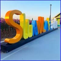 Grandes lettres lumineuses LED, enseignes personnalisées en acrylique 3D, lettres imperméables pour la publicité extérieure, lettres autoportantes
