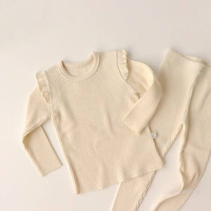 Conjunto de Ropa de Bebé de Manga Larga, 100% Algodón, Estilo Casual, para Primavera/Otoño 2022 - Product Image 5