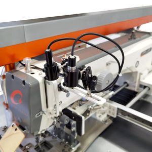 Máquina automática de alta velocidad XC-3520 para abrir bolsas con láser, programable, de una sola aguja, para prendas de cuero, motorizada, nueva, de cama plana de plástico. - Product Image 3
