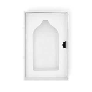 Kotak Kemasan Pakaian Lipat Magnetik Premium Mewah Daur Ulang dari Karton Kaku dengan Logo Kustom Putih, Kotak Hadiah Flip Top - Product Image 3