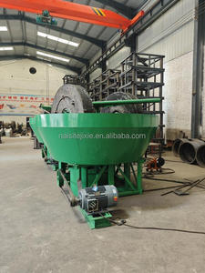 Broyeur à rouleaux humide, moulin à plaques humide pour l'or, machine de broyage à double roue - Product Image 4