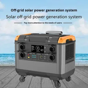 Estación de Energía Portátil de 3000W, 220V, Generador de Carga Solar con MPPT, Arranque de Emergencia para Automóvil, Suministro de Respaldo para Exteriores, Onda Sinusoidal Pura - Product Image 5