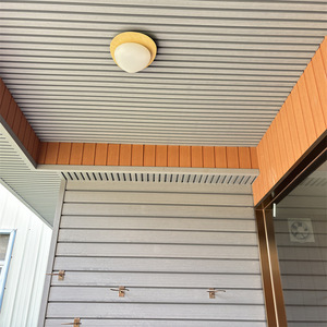 Panel <span class=keywords><strong>de</strong></span> Pared Exterior ASA Coextruido <span class=keywords><strong>de</strong></span> <span class=keywords><strong>Madera</strong></span> y Plástico, Impermeable, <span class=keywords><strong>para</strong></span> Villas, Áreas Escénicas y Patios - Product Image 2