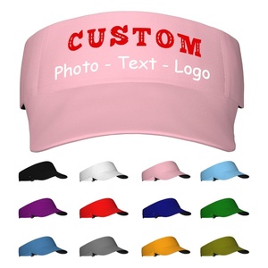 Visière chapeau de soleil visières personnalisées chapeau pour hommes femmes, chapeaux personnalisés concevoir votre propre texte Logo nom - Product Image 1