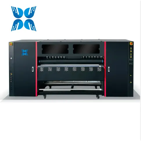 लिक्सिन i3200 स्वचालित डिजिटल प्रिंटर 2.2 मीटर रोल-टू-रोल फैब्रिक सबलिमिटेशन के लिए नए 8 हेड प्रिंट हेड के साथ