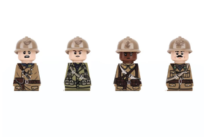 WW2 militar Mini <span class=keywords><strong>soldado</strong></span> figura arma Teniente Capitán médico <span class=keywords><strong>primera</strong></span> división libre Francia ejército bloques <span class=keywords><strong>de</strong></span> construcción ladrillos Juguetes - Product Image 6