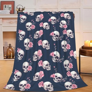 Manta de Franela con Diseño de Dinosaurio, Ligera y Transpirable, Ideal para Viajes y Campamentos, Personalizable, Venta al Por Mayor - Product Image 2