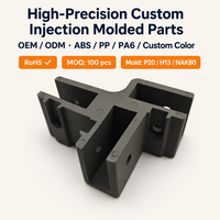 Composants de boîtier en plastique OEM moulés par injection, haute précision et durabilité, en ABS, PP, HDPE, adaptés à diverses applications