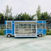 Grande taille cuisine café Van tacos camion kiosque crème glacée Hot Dog chariot Pizza Donut nourriture camion Mobile Restaurant