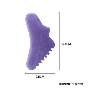 Rouleau de jade en résine écologique Guasha, outil de soin personnel pour soulager la fatigue cutanée, Gua Sha - Product Image 4