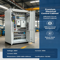 Panel de Control de Arranque Suave para Bomba Contra Incendios con Programación PLC Personalizada, Caja de Interruptores Eléctricos Industriales