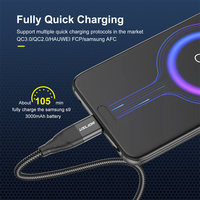 Câble Type-C vers Micro USB 0,3M 1M 2M 3M, charge rapide 5A pour téléphones Android et imprimantes