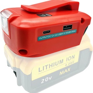 Adaptador para Batería de Litio <span class=keywords><strong>Makita</strong></span> 144V/18V <span class=keywords><strong>ADP05</strong></span> con LED Tipo-C US B - Product Image 3