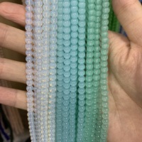 Perles en verre rondes naturelles de 4 mm, options de couleurs variées, perles pour la production artisanale, fabrication de chapelets, décoration de fête, articles en gros