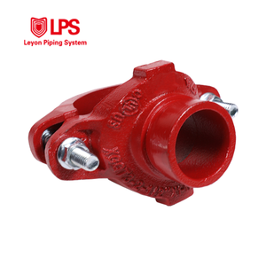 Leyon FM ul chữa cháy Ống chữa cháy hệ thống phun nước dễ uốn sắt phụ kiện đường ống rãnh cơ khí TEE rãnh ổ cắm - Product Image 2