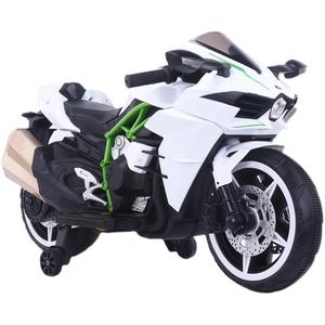 Motocicleta Eléctrica Roja para Niños de 3 a 7 Años, Bicicleta de Juguete Recargable con Ruedas de Entrenamiento, Material Plástico, Origen Hebei - Product Image 2