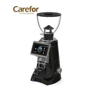 Moedor de café comercial automático, máquina cônica elétrica para moer café