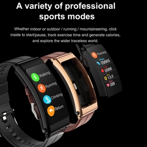 Nouvelle tendance K13 1.14 pouces bande d'acier montre écouteur <span class=keywords><strong>4M</strong></span> + 32M détachable B T appelant montre intelligente pour Android iOS - Product Image 5