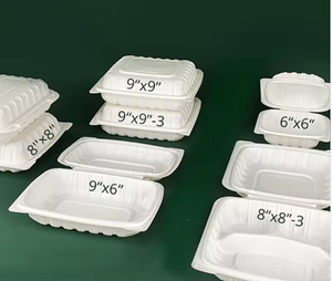 กล่องอาหารแบบใช้แล้วทิ้งขนาด 9x9 นิ้ว แบบมีฝาพับ สำหรับใส่อาหารกลับบ้าน - Product Image 2