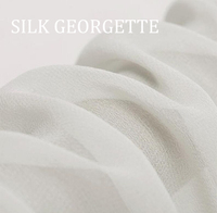Tissu en Georgette de Soie de Qualité Supérieure, Luxe, Simple et Moderne, Directement de l'Usine, Faible MOQ, Livraison Rapide, Georgette de Soie pour Hijabs