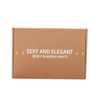 Boîte d'expédition en gros bicolore rouge avec intérieur personnalisé, impression de logo de marque, en papier kraft, pliable, type avion