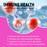 Comprimés de probiotiques pour femmes de marque personnalisés avec prébiotiques soutien de la santé digestive multivitamine alimentation de la peau