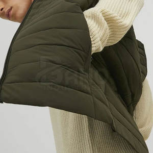 Top Vente Hiver Puffer Gilet Confortable Extérieur Laine Tissu 3D Motif Fait Pakistan Nylon Polyester Personnalisable Logo - Product Image 6