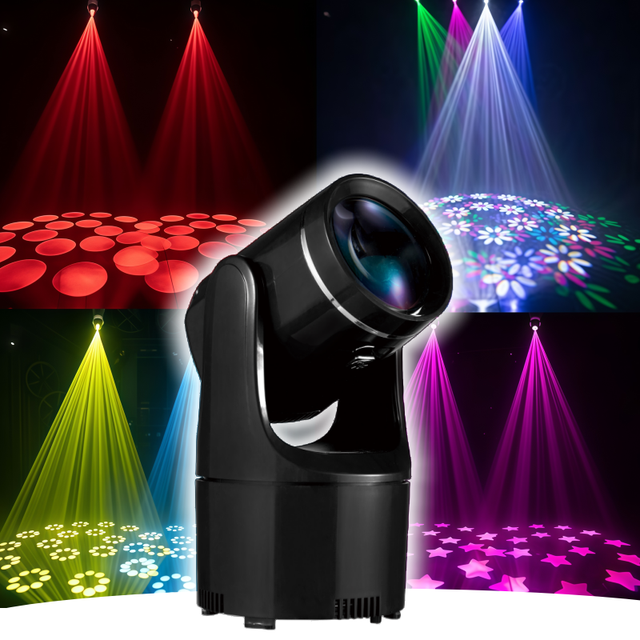Stage Light DMX Control Thor 150W 3-in-1 LED RGB Moving Head Light with Die Cast Aluminum IP20 for Club Bar Stage