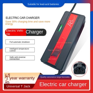 Venta caliente vehículo eléctrico carrito de golf LiFePO4 cargador de batería de iones de litio Cargador eléctrico de alta potencia para triciclo - Product Image 2