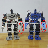 Main robot humanoïde bipède à 5 doigts, 3 degrés de liberté, paume bionique complète pour robot Arduino, main gauche/droite, kit de programmation DIY