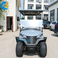 Voiturette de golf électrique Robetaa Club 6 places personnalisée et confortable, batterie lithium 72V, à vendre, fabricant chinois