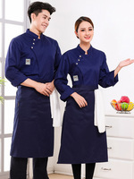 Veste de Chef Manches Longues Personnalisable Haute Qualité pour Hommes et Femmes, Uniforme de Travail Hôtelier, Restauration, Boulangerie, Pâtisserie
