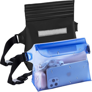 Bolsa Impermeable para Teléfono, Personalizada, para Hombre y Mujer, Tamaño Grande, con Correa Ajustable, de PVC, Riñonera, Bolsa de Cintura, Bandolera Portátil para Nadar - Product Image 2