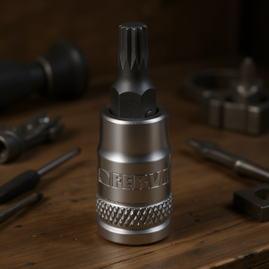 Douille Fervi avec insert XZN, adaptateur pour embout hexagonal de 1/4 pouce, pour les tâches de fixation de précision - Product Image 3